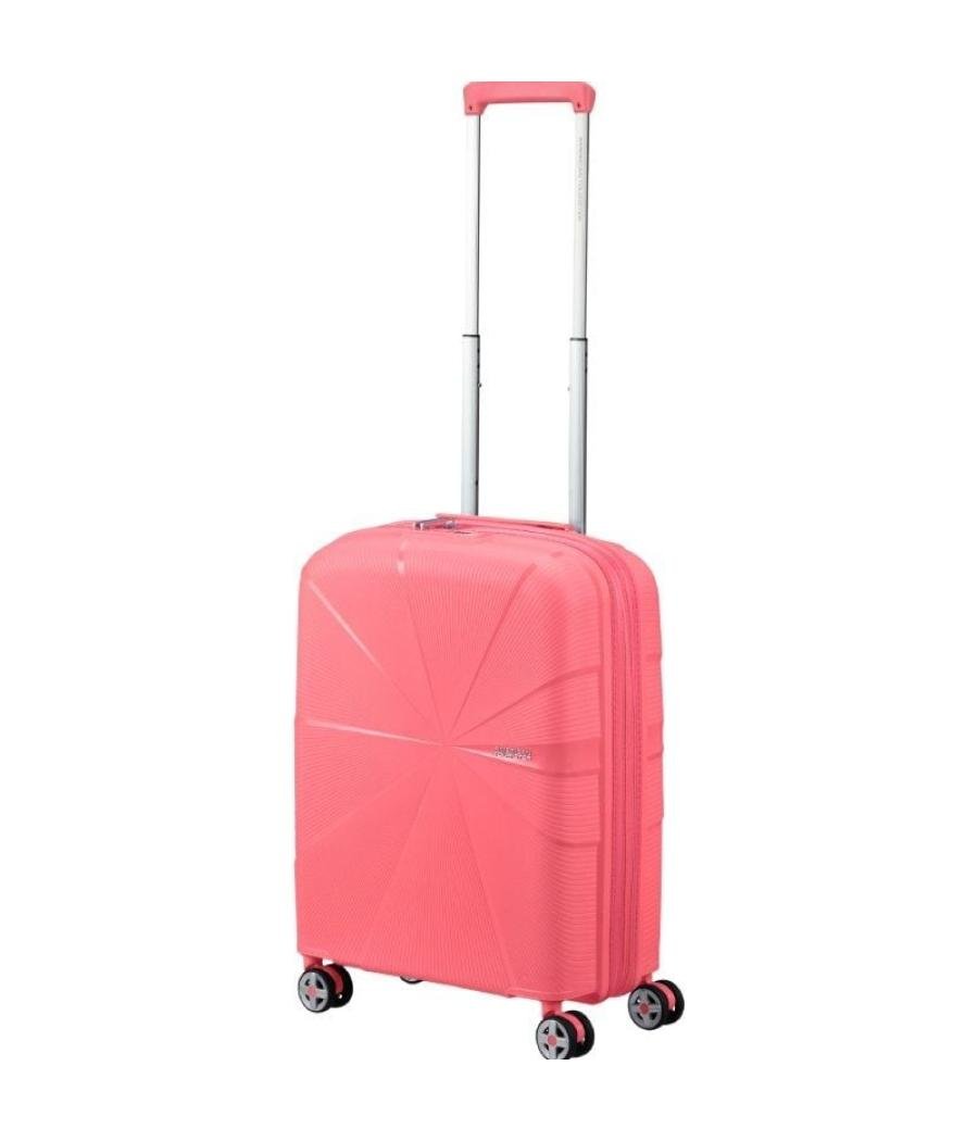 Maleta de cabina american tourister starvibe spinner 55cm/ 55x40x20cm/ 4 ruedas/ coral