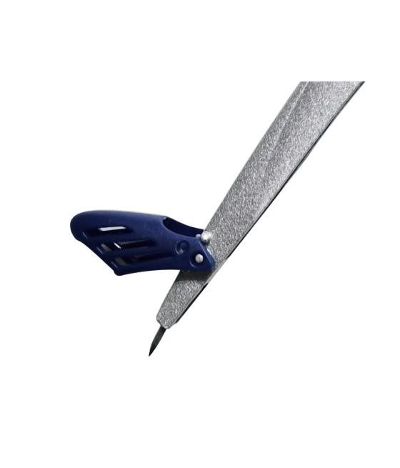 Compás liderpapel lock device con adaptador universal y tubo de minas color azul oscuro