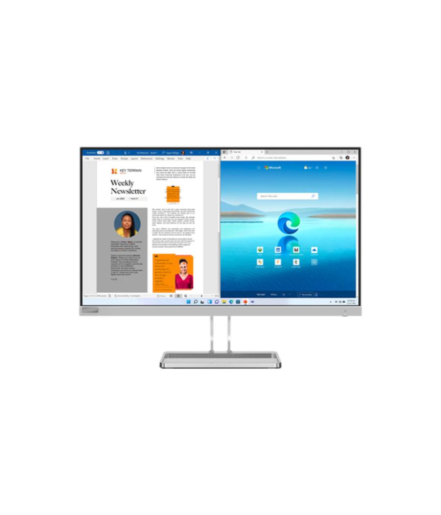 Lenovo L27i-40 LED display 68,6 cm (27") 1920 x 1080 Pixeles Full HD Gris