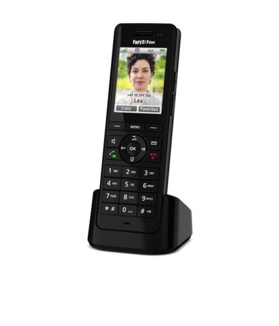 FRITZ!Fon X6 INT Teléfono DECT Identificador de llamadas Negro