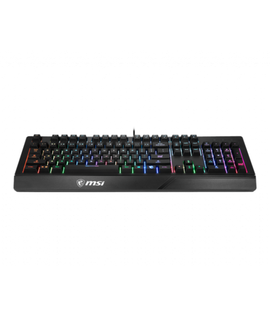 Msi vigor gk20 teclado usb qwerty español negro