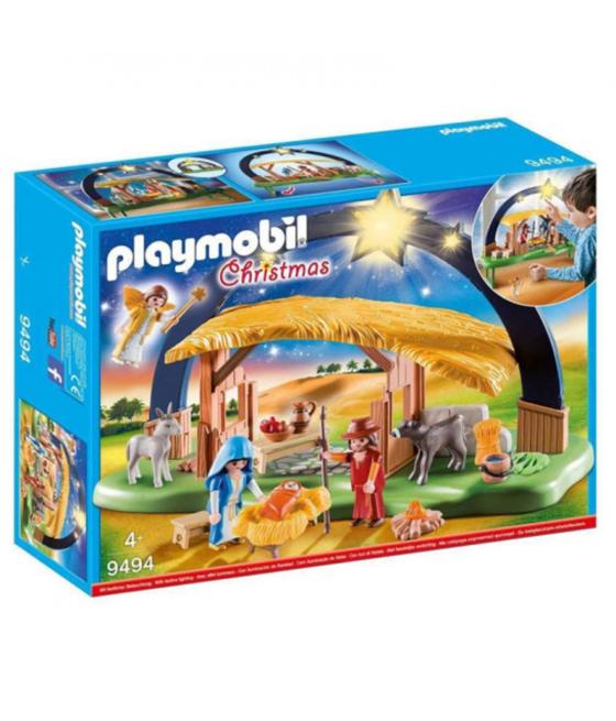 Playmobil navidad belen con luz