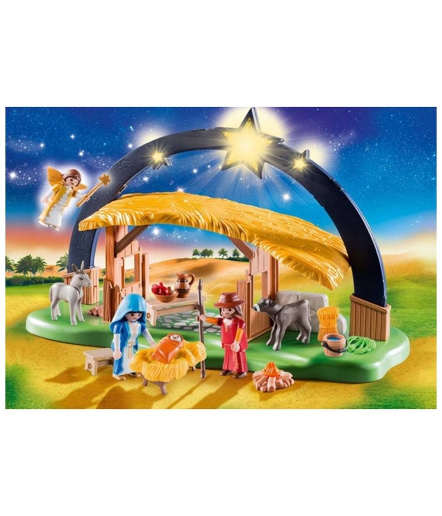 Playmobil navidad belen con luz