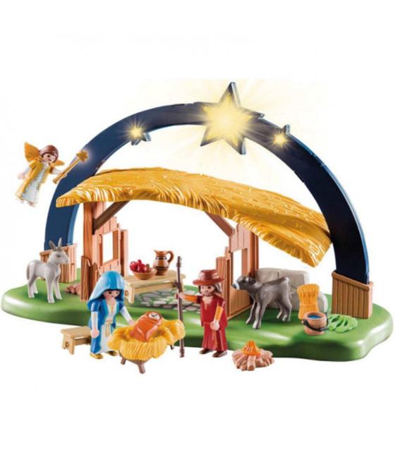 Playmobil navidad belen con luz