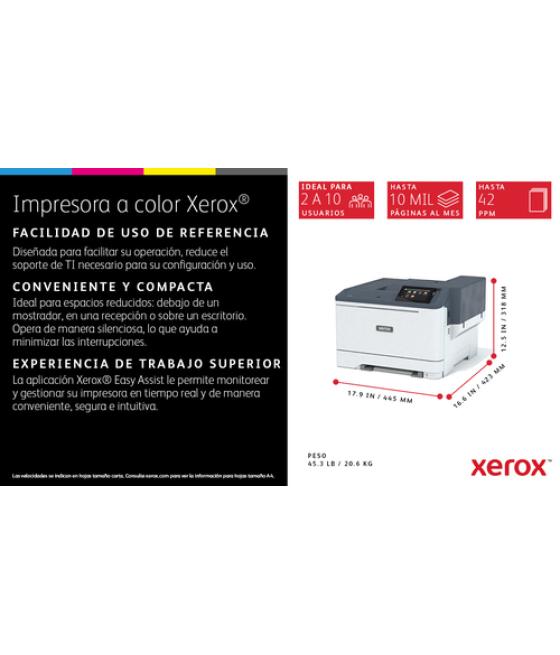 Xerox C410 A4 40 ppm Impresora a doble cara PS3 PCL5e/6 2 bandejas 251 hojas