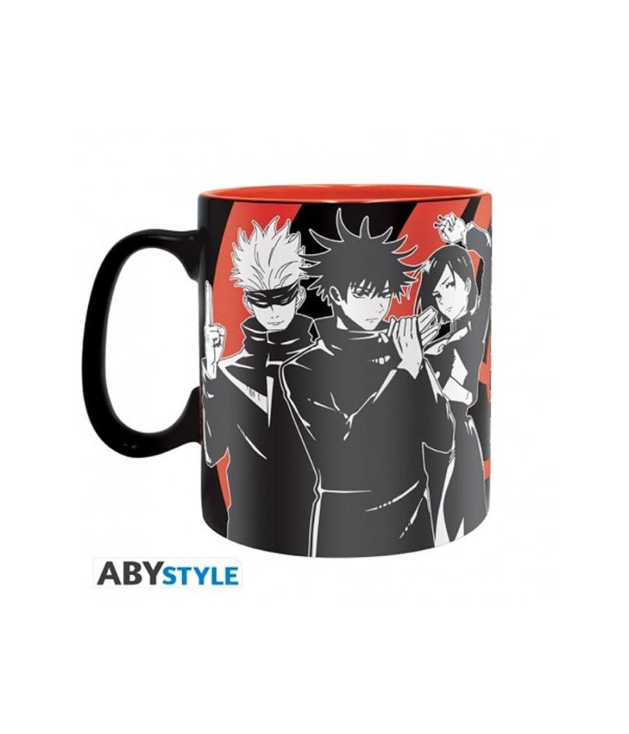 Taza abystyle jujutsu kaisen group black & white 460 ml