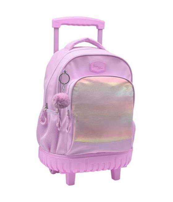 Toybags trolley fijo compacto doble cuerpo gran capacidad blin-blin arcoiris