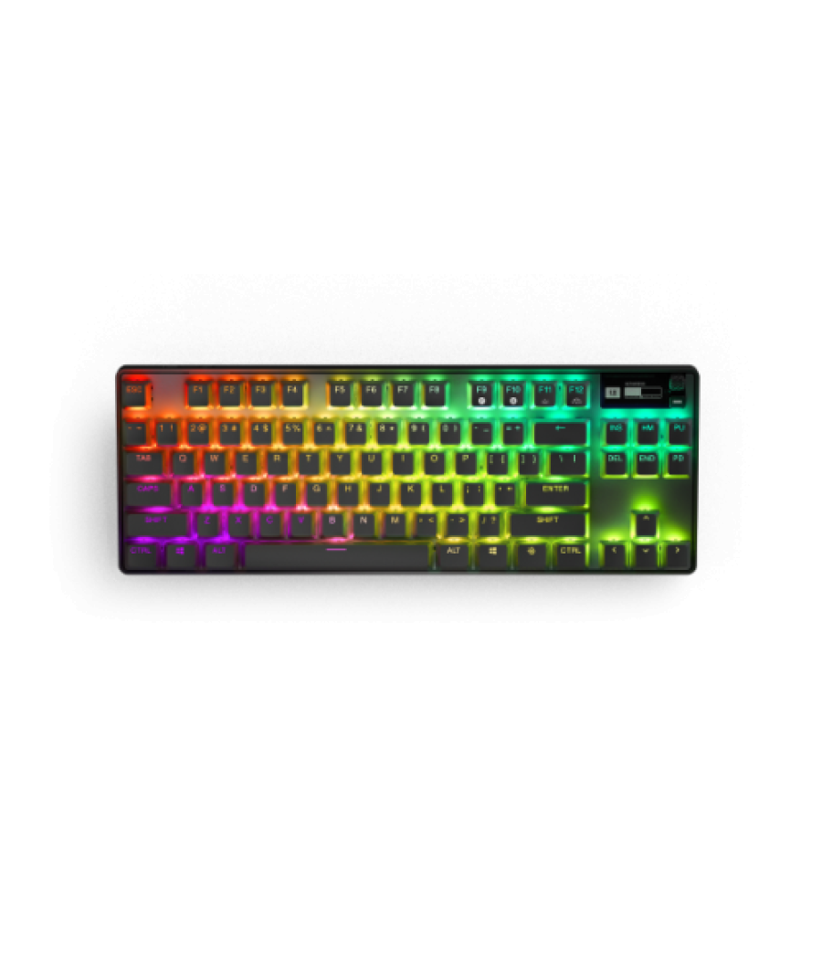 Steelseries apex pro tkl teclado usb + rf wireless + bluetooth qwerty inglés de ee. uu. negro