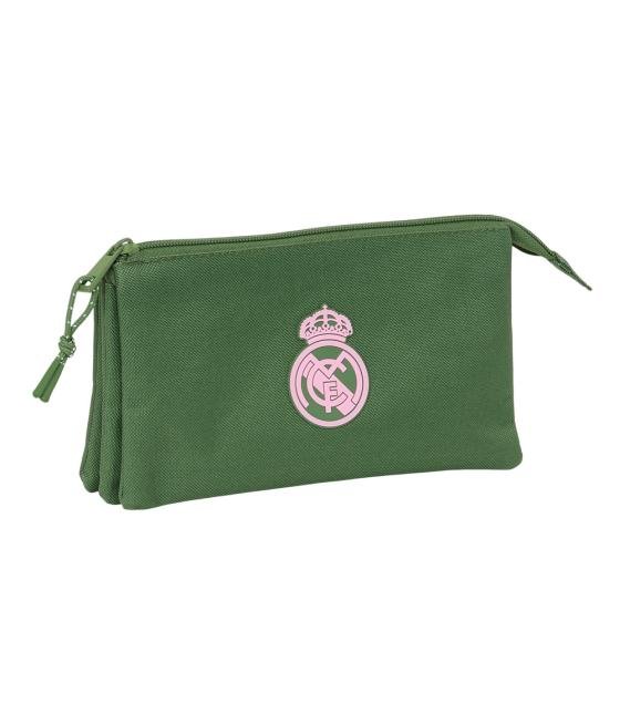 Bolso escolar portatodo safta triple real madrid girl 120x220x30 mm