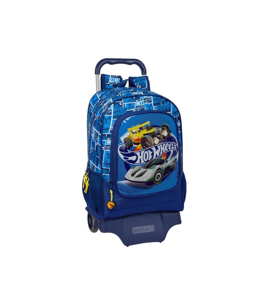 Mochila safta mod. 522 con carro 905 hot wheels sonny 420x320x150 mm