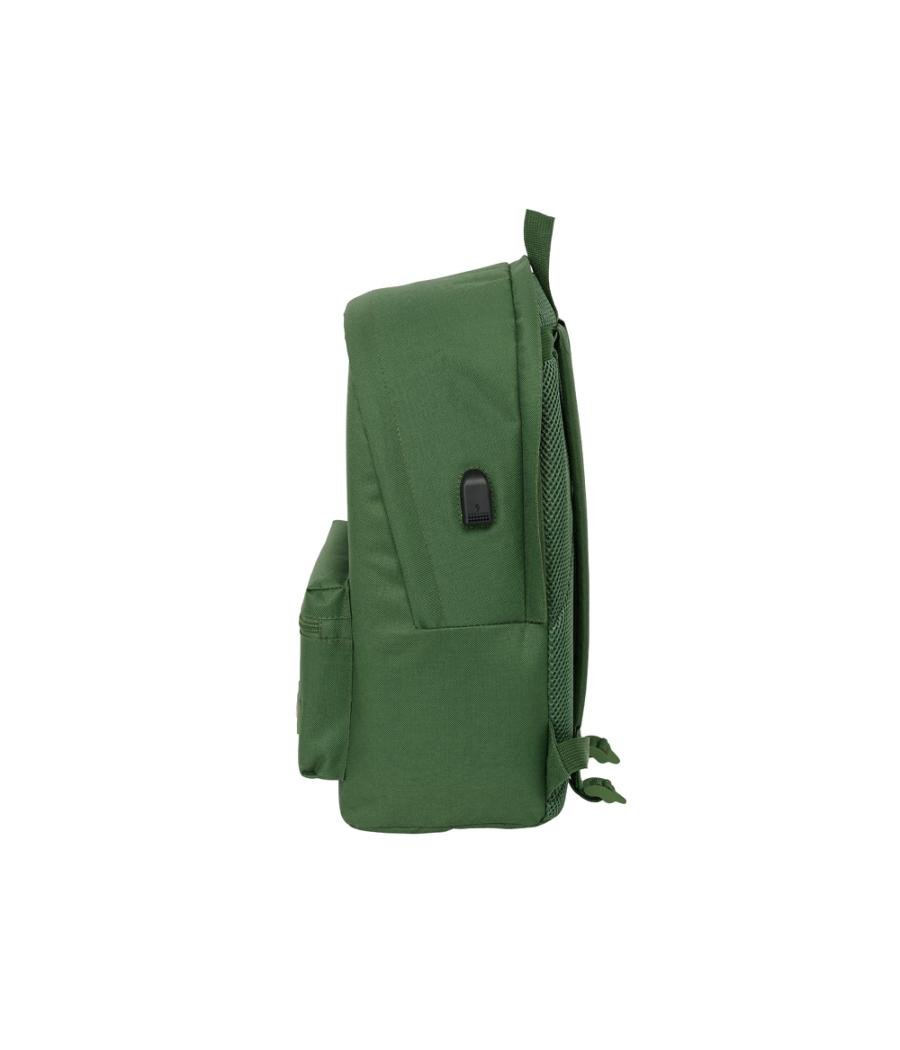 Mochila safta doble para portatil 15,6\" + usb real madrid girl 440x310x180 mm