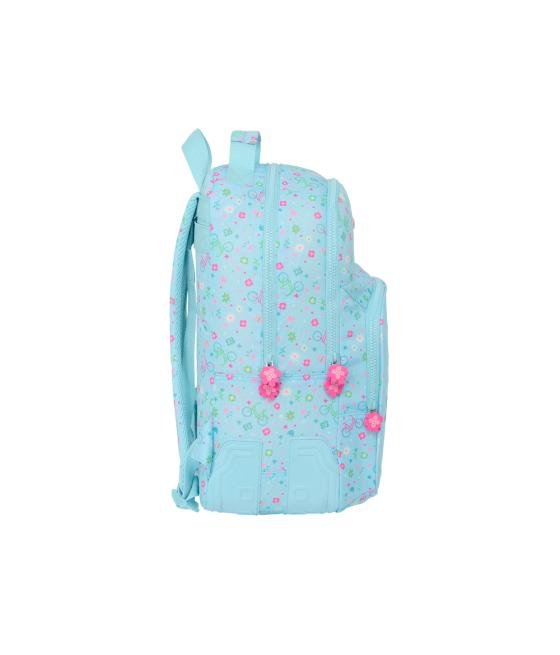 Mochila safta doble con cantóneras adaptable a carro reciclado safta bicicleta 420x320x150 mm