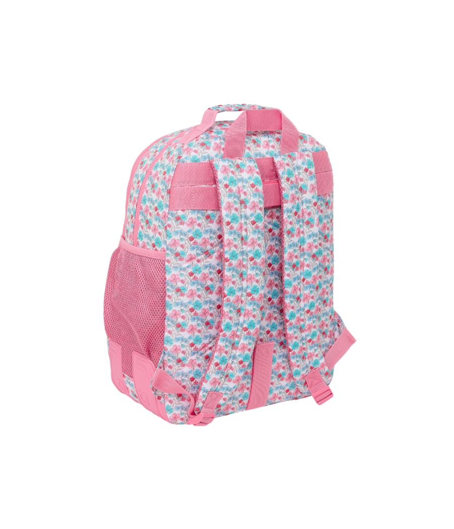 Mochila safta doble con cantóneras adaptable a carro reciclado moos floresistente 420x320x150 mm