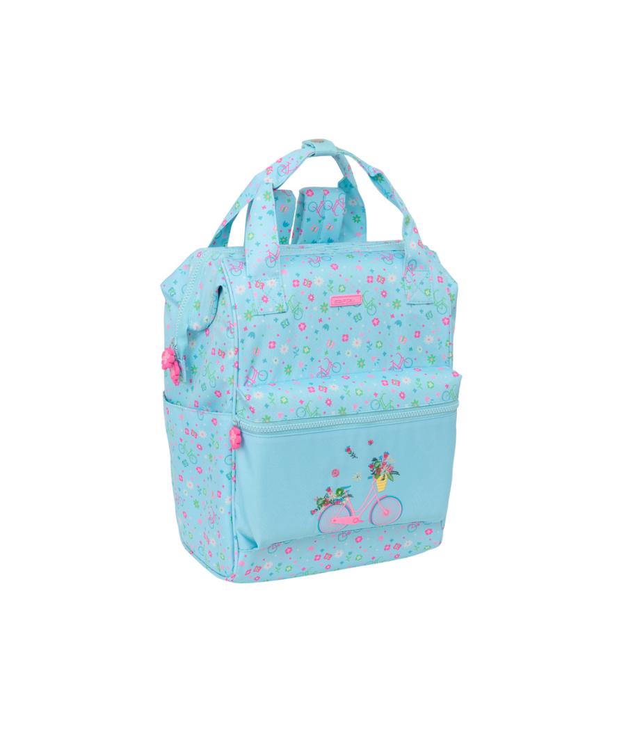 Mochila safta con asas reciclada para portatil 13\" safta bicicleta 400x270x190 mm