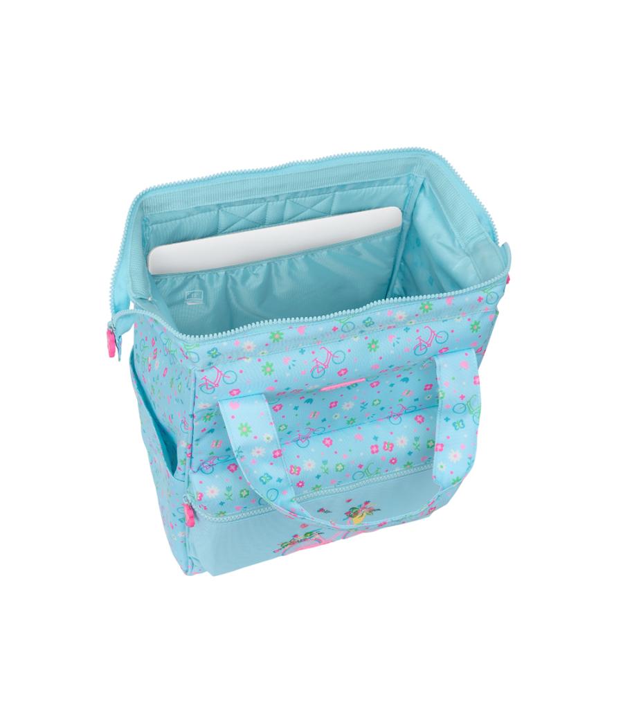 Mochila safta con asas reciclada para portatil 13\" safta bicicleta 400x270x190 mm