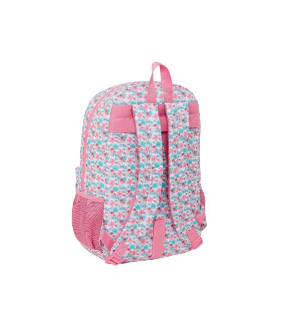 Mochila safta adaptada carro reciclado moos floresistente 460x300x140 mm
