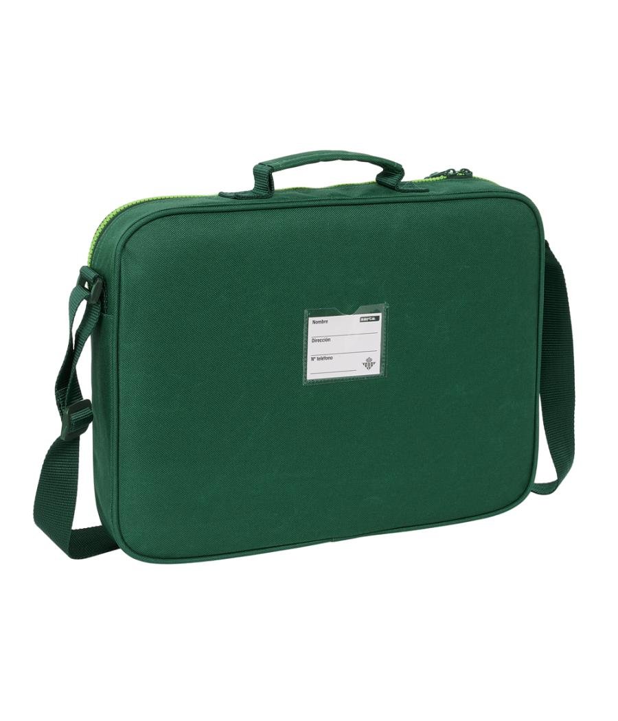 Cartera extraescolar safta resistente resistente al agua real betis balompie 280x380x60 mm