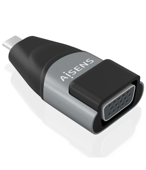 Adaptador usb tipo-c aisens a109-0863/ usb tipo-c macho/ vga hembra