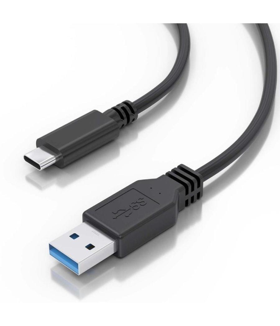 Cable usb 3.1 tipo-c aisens a107-0860/ usb tipo-c macho - usb macho/ 10gbps/ 2m/ negro