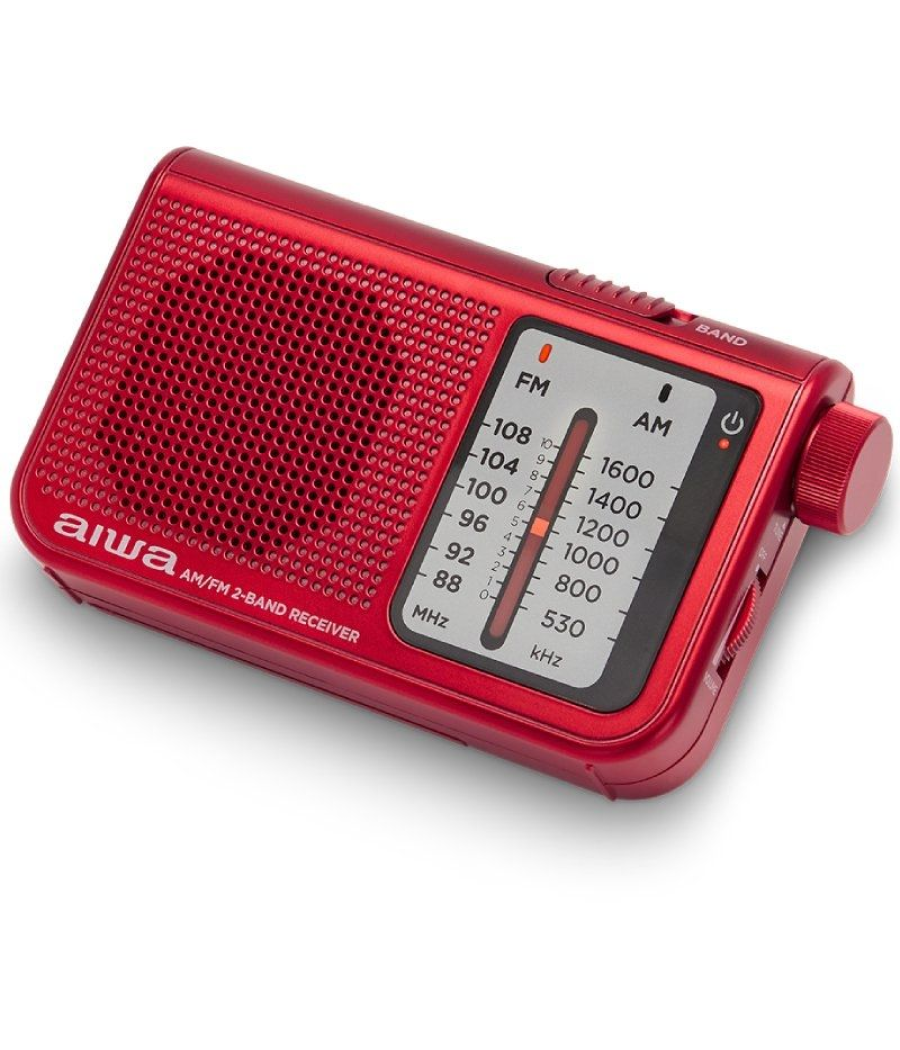 Radio portátil aiwa rs-55rd/ rojo