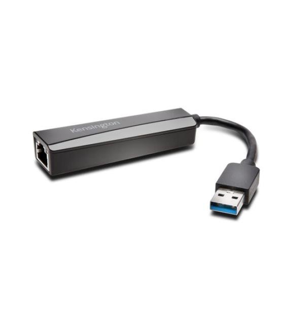 Kensington Adaptador UA0000E USB-A Ethernet: negro