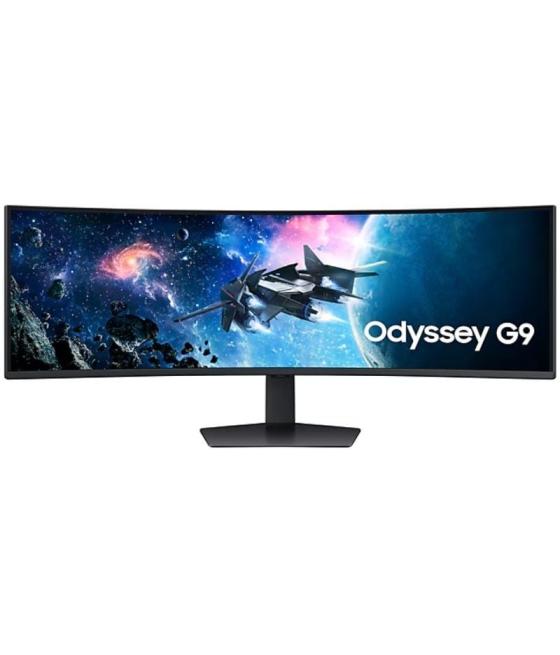 Monitor gaming ultrapanorámico curvo samsung odyssey g9 oled s49cg950eu 49'/ dual qhd/ 1ms/ 240hz/ va/ negro