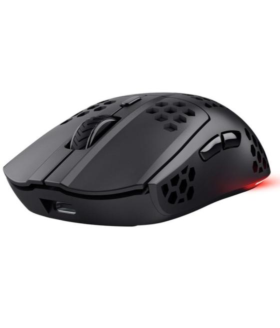 Ratón gaming inalámbrico trust gaming gxt 929 helox/ batería recargable/ hasta 4800 dpi