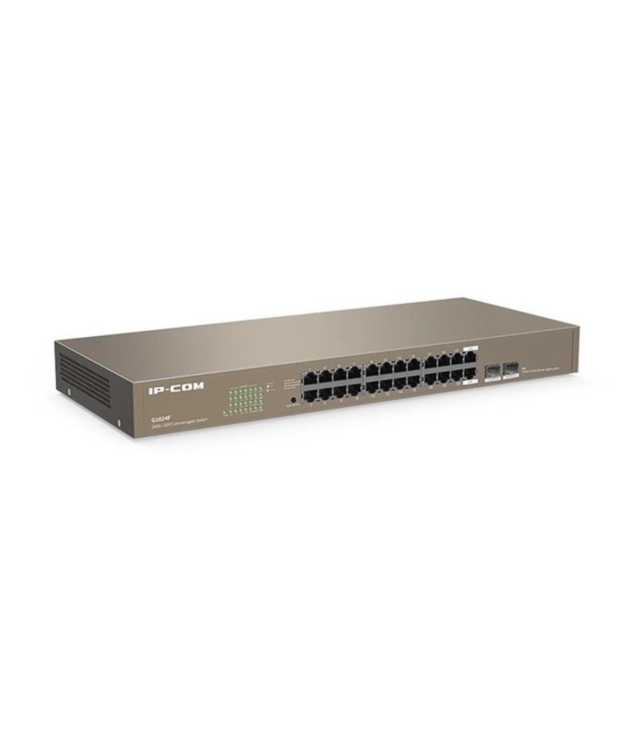 Switch ip - com 24 puertos switch ip - com 24 puertos switch 24p tenda - ipcom 1000 g1024f +2p sfp rack