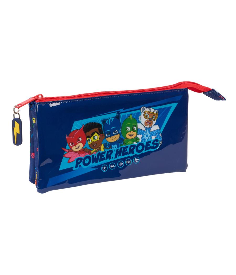 Bolso escolar portatodo safta triple pjmasks ready 120x220x30 mm