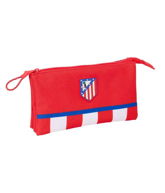 Bolso escolar portatodo safta triple atletico de madrid 120x220x30 mm