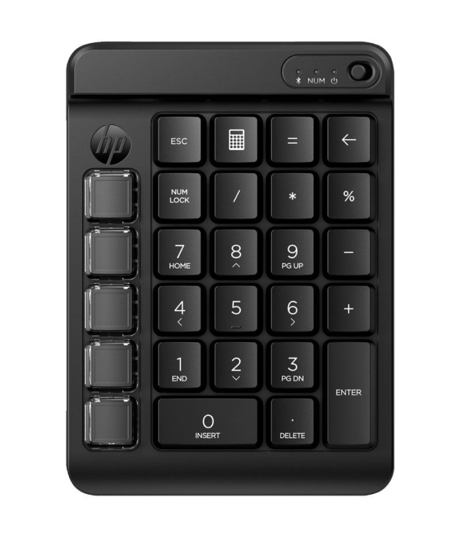 Teclado numérico inalámbrico hp 435 programable/ negro