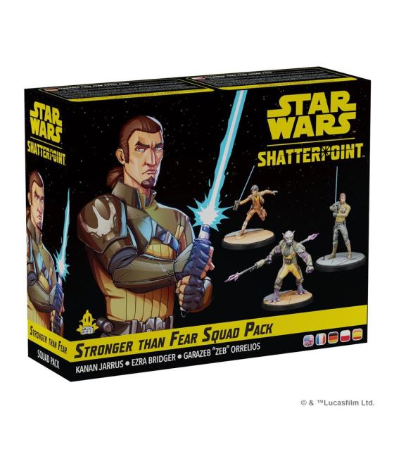 Juego de mesa star wars shatterpoint stronger than fear squad pack edad recomendada 14 años