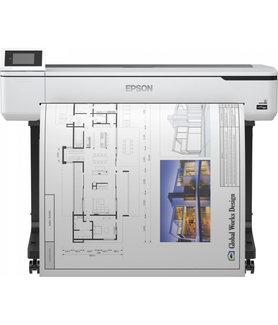 Plotter epson surecolor sc - t5100 a0 36pulgadas - 2400ppp - 1gb - usb - red - wifi - wifi direct - pedestal