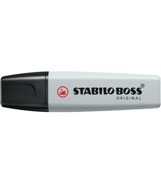 Rotulador stabilo boss fluorescente 70 pastel gris polvoriento