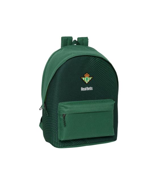 Mochila safta doble para portatil 15,6\" + usb resistente agua real betis balompie 440x310x180 mm