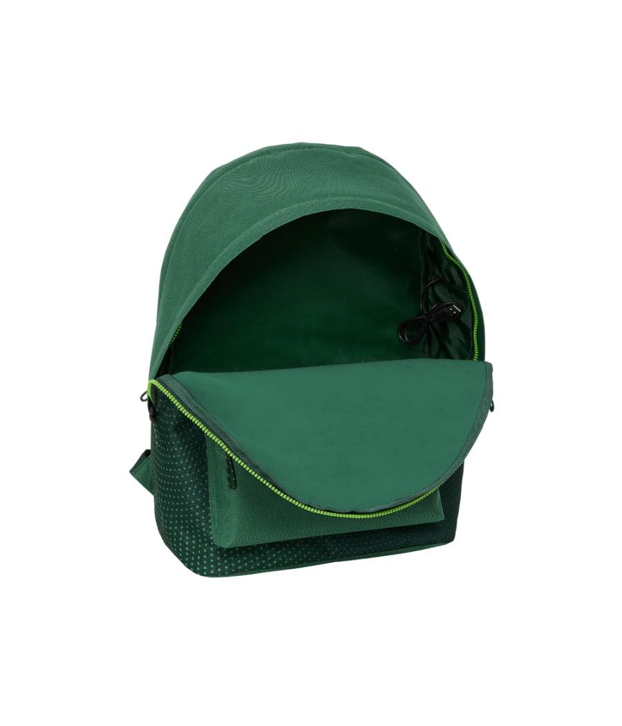 Mochila safta doble para portatil 15,6\" + usb resistente agua real betis balompie 440x310x180 mm