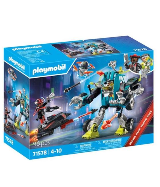 Playmobil robot vs planeador