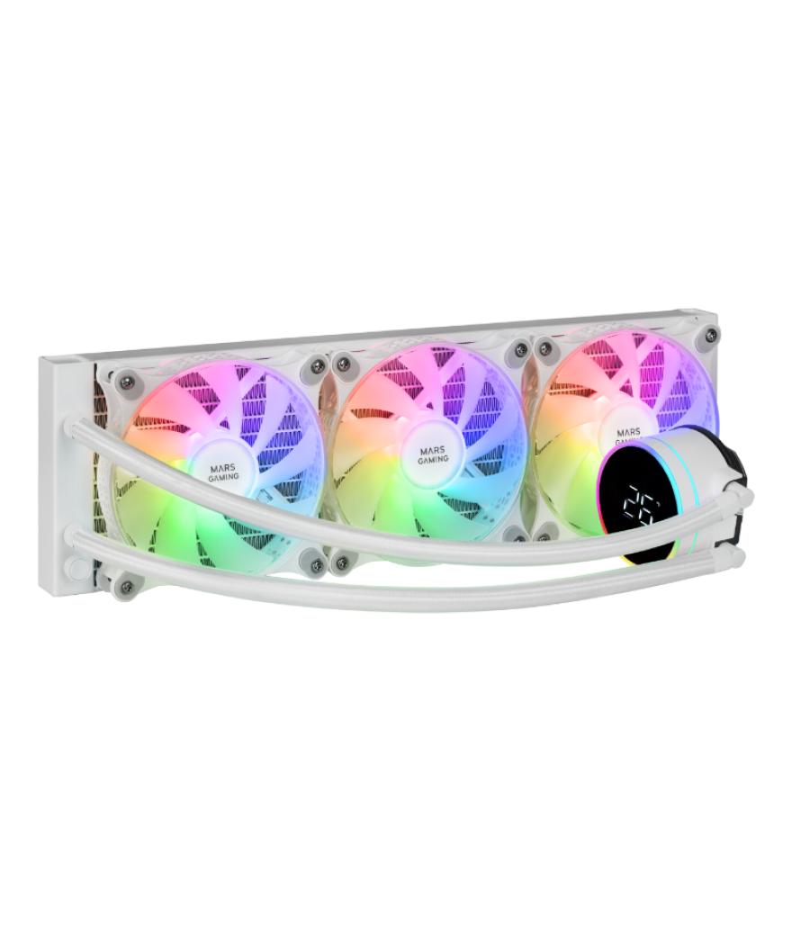 Refrigeracion liquida frgb ml-lcd 360 blanco mars gaming