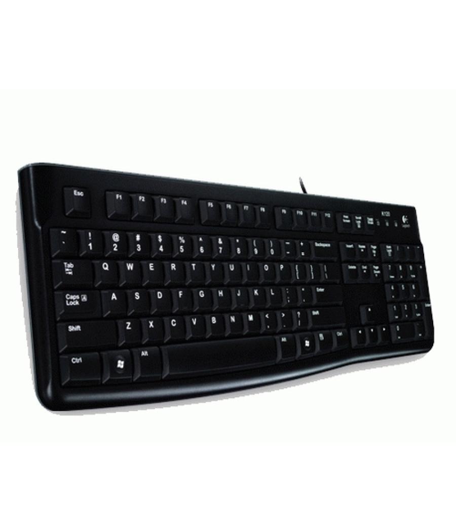 Logitech K120 Corded Keyboard teclado USB QWERTZ Húngaro Negro