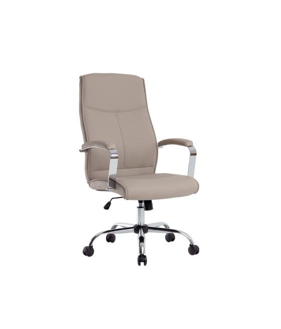 Silla q-connect dirección mode na simil piel base metálica alt max 1210 anc 630 prof 650 mm ruedas premium color gris