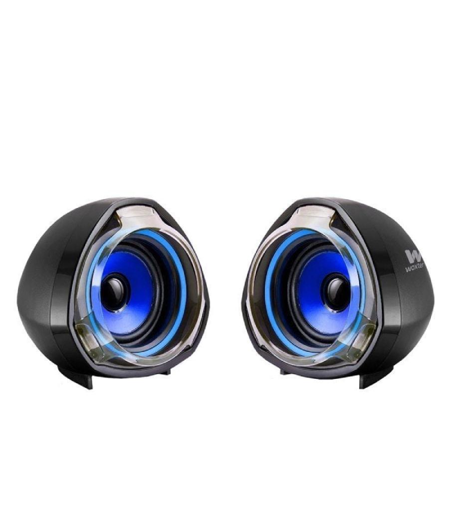 Altavoces woxter big bass 70/ 15w/ 2.0/ azules