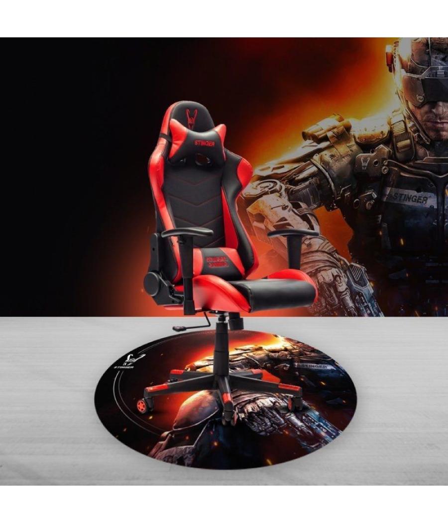 Alfombra gaming woxter stinger floorpad soldier/ iron
