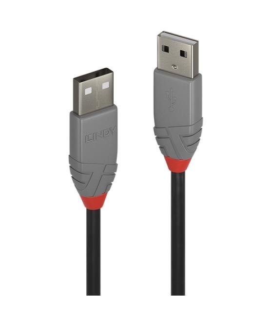 Lindy 36694 cable USB 3 m USB 2.0 USB A Negro, Gris