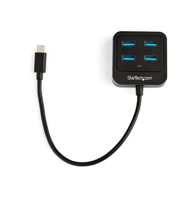 StarTech.com Hub USB-C de 4 Puertos - Ladrón USB Tipo C USB 3.1 - Concentrador de 4 Puertos USB A