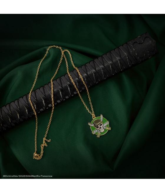 Collar cinereplicas one piece roronoa zoro logo