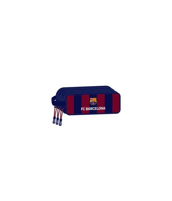 Bolso escolar portatodo safta triple f.c. barcelona 85x210x70 mm