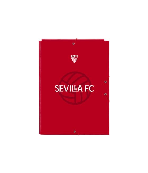 Carpeta cartón folio gomas solapas safta sevilla f.c. corporativa