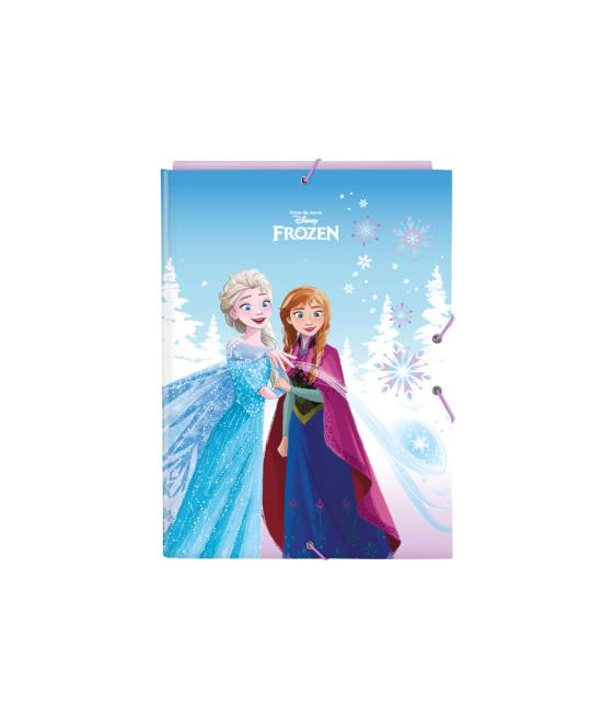 Carpeta cartón folio gomas solapas safta frozen ii cool days