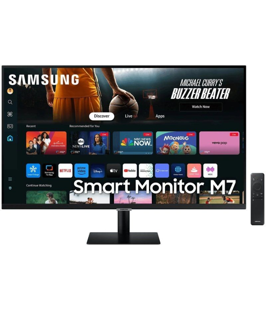 Smart monitor samsung m7 s32dm700uu 32'/ 4k/ smart tv/ multimedia/ negro