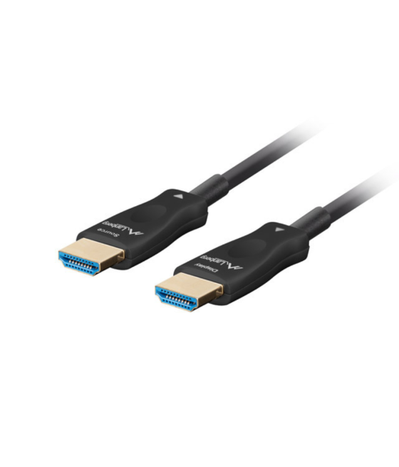 Cable hdmi aoc lanberg v2.1 m/m optico activo 8k60hz 30m negro